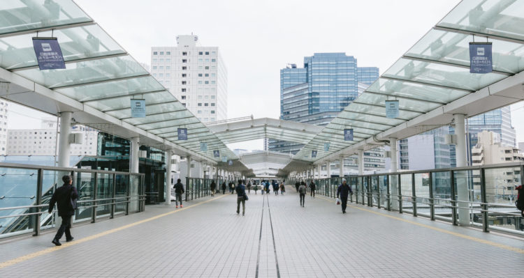 大崎駅のコンコース